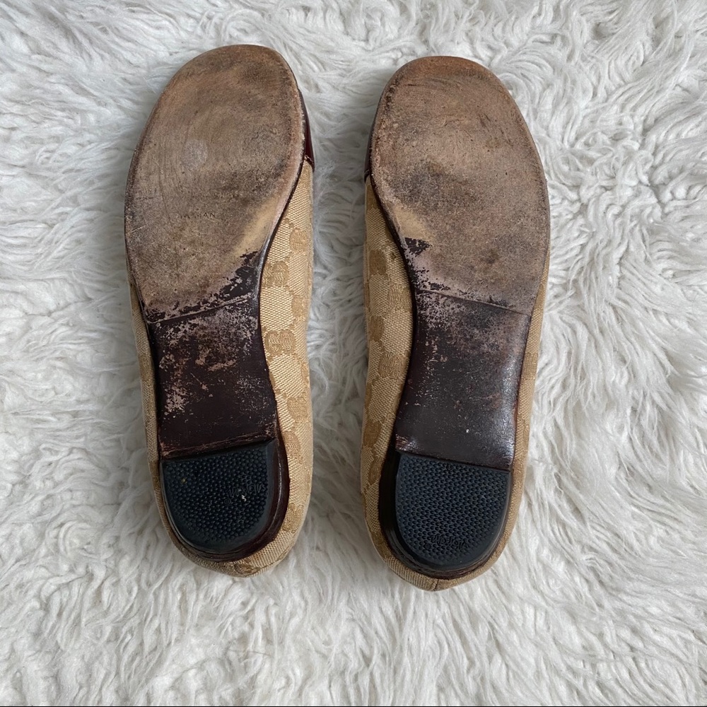 Gucci Monogram Flats - Picture 7 of 12